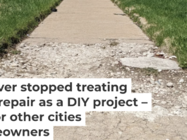 Sidewalks in need of repair in Denver used to be the homeowner’s responsibility. Courtesy of Wes Marshall.
